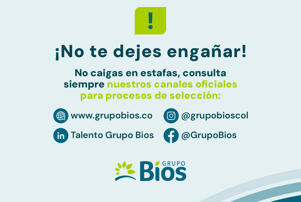Canales oficiales Grupo Bios